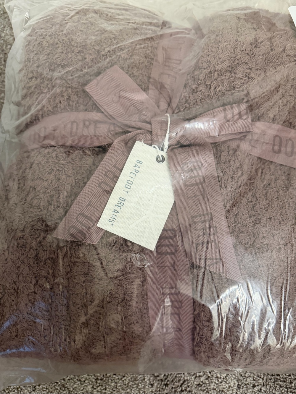 Barefoot Dreams Ribbed Plush Throw Blanket